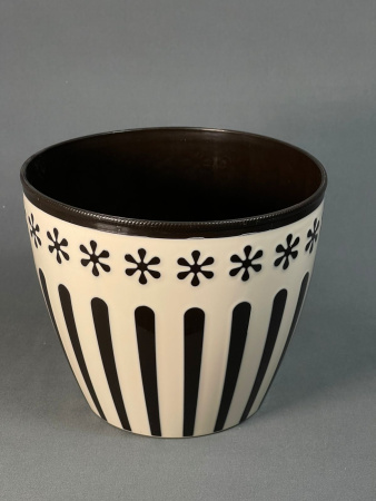 Горшок для цветов Валенсия (1,7) коричнево-сл.кость